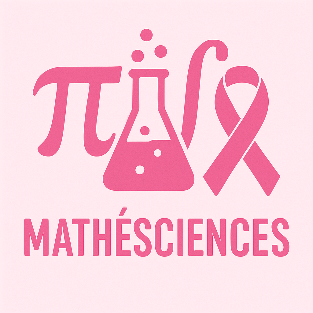 Mathésciences en rose — soutien à Octobre Rose Logo Mathésciences décliné en rose pour Octobre Rose à Toulouse